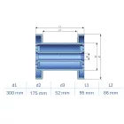 Filamenton PREMIUM ABS - Rot - 1,75 mm - 3 kg