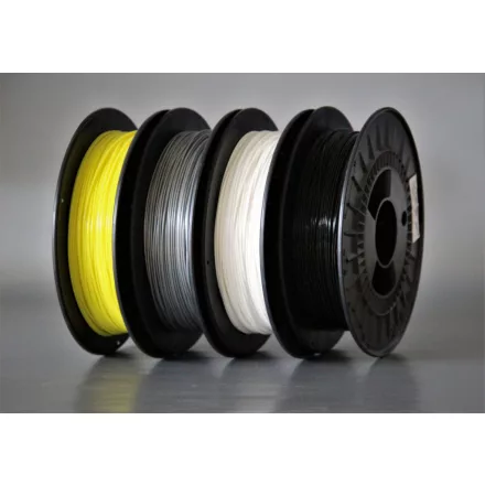 Herz PLA - Starterset (Weiß, Schwarz, Silber, Gelb) - 1,75 mm